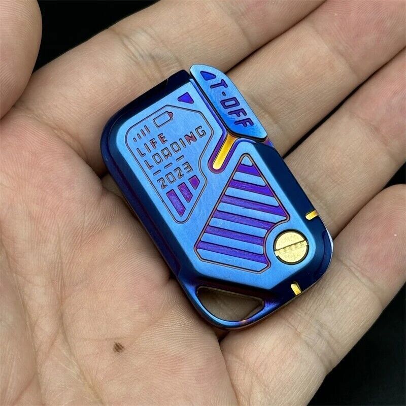 EDC Novel Metal Swing Fidget Slider Fidget Toys Stress Relief Haptic Slider 1PC 07FC0E-D4 - KOEEK