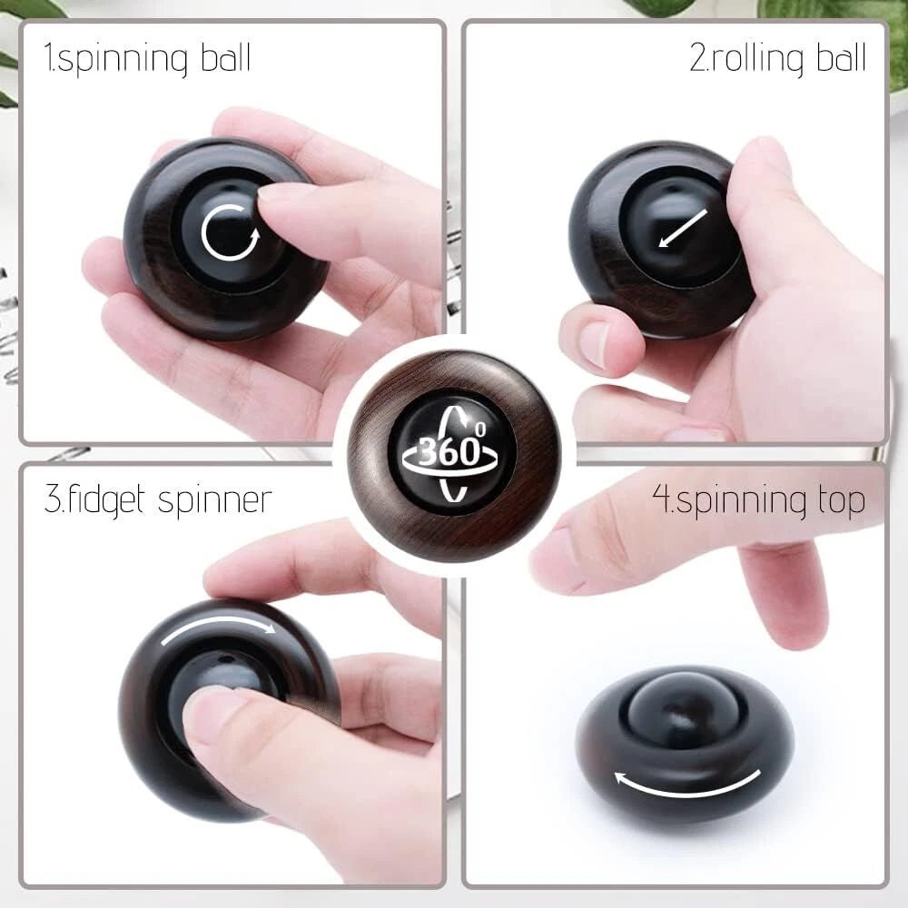 Fidget Toys for Adults, Wooden Stress Relief Toy, EDC ADHD Tools for Adults Gift 07FC0E-D4 - KOEEK