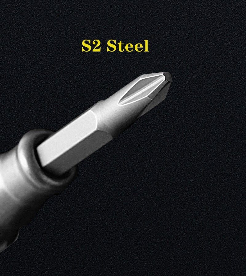 EDC Mini Titanium S2 Steel Screwdriver Portable Keychain Outdoor Pocket Tool Toy 07FC0E-D4 - KOEEK