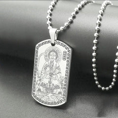 Taoist Hongjun Laozu Pendant Seal Tag Necklace Amulet Charm Unisex 1pc 07FC0E-D4 - KOEEK