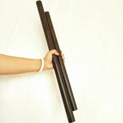 Ebony Wood Round Stick Lumber Shaft Weapon Defense Pen Beads Craft Prop 40/50CM 07FC0E-D4 - KOEEK