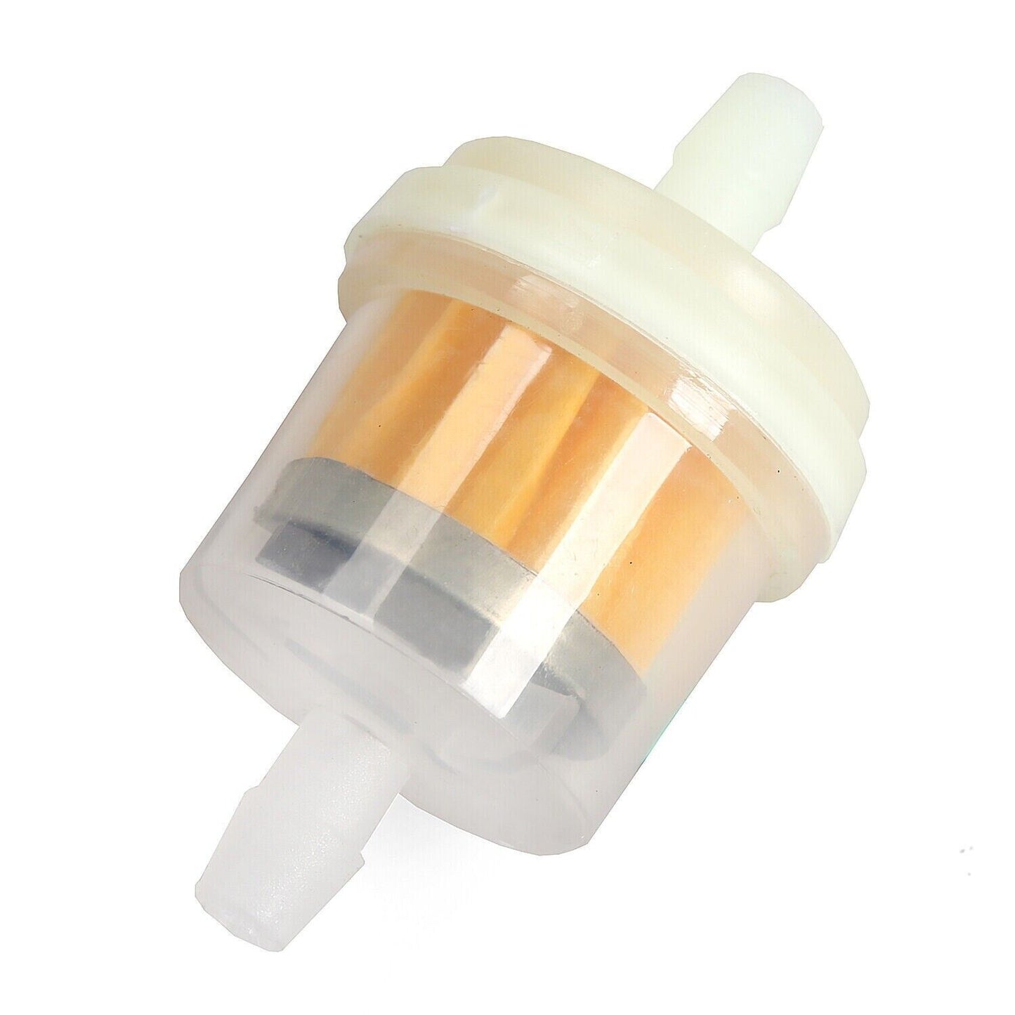 10PCS Motor Inline Gas Oil Fuel Filter Small Engine For 1/4'' Line 6-7mm Hose US