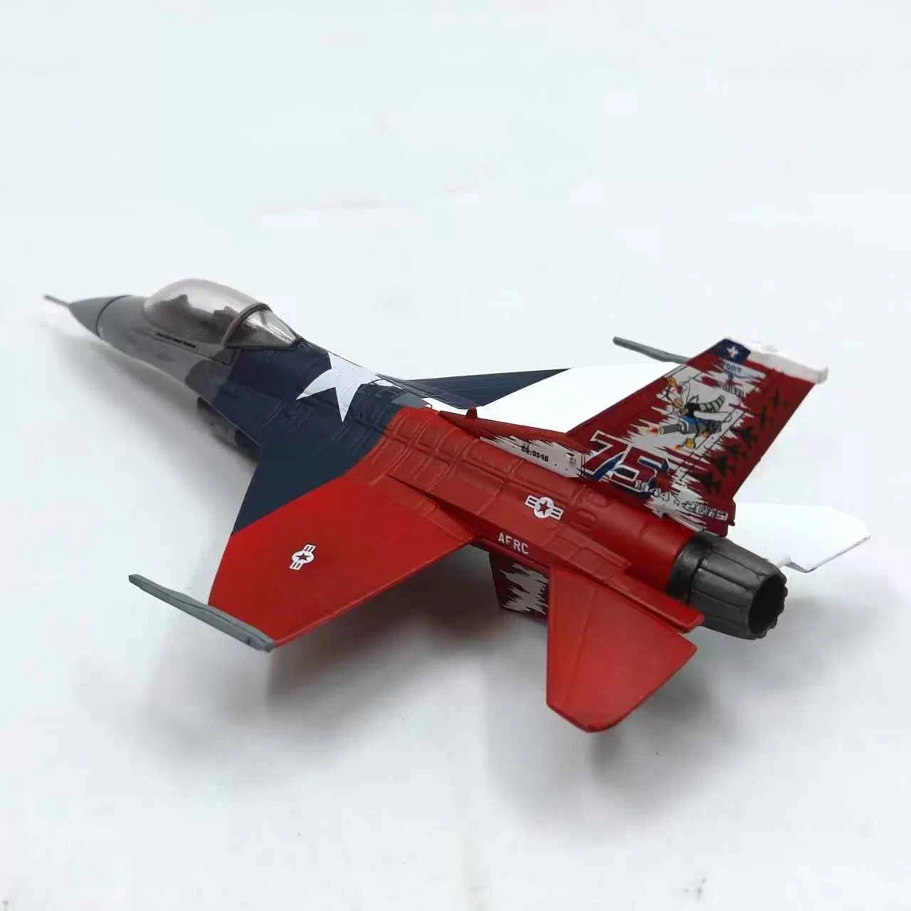 1:100 USAF F-16 Falcon Fighter Jet Model Diecast Plastic Military Aircraft 07FC0E-D4 - KOEEK