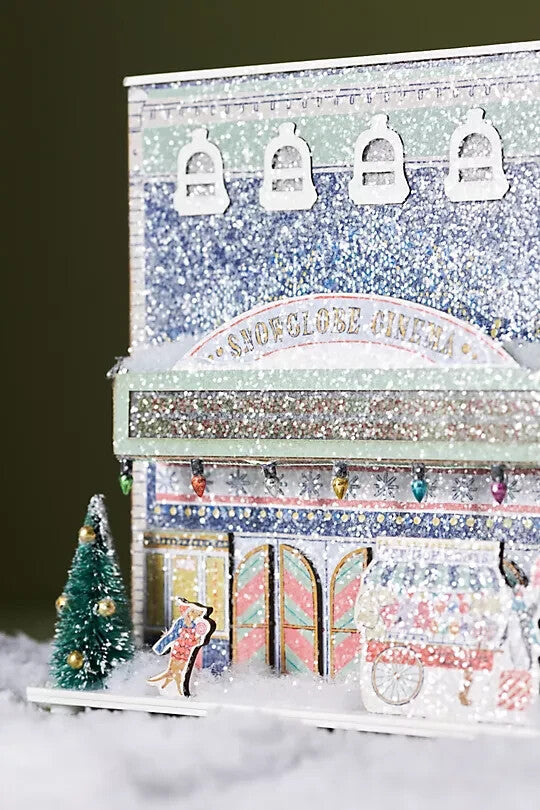 Anthropologie George &Viv Cinema Emily Taylor Village Light Up Movie Theatre ANTHROPOLOGIE - KOEEK