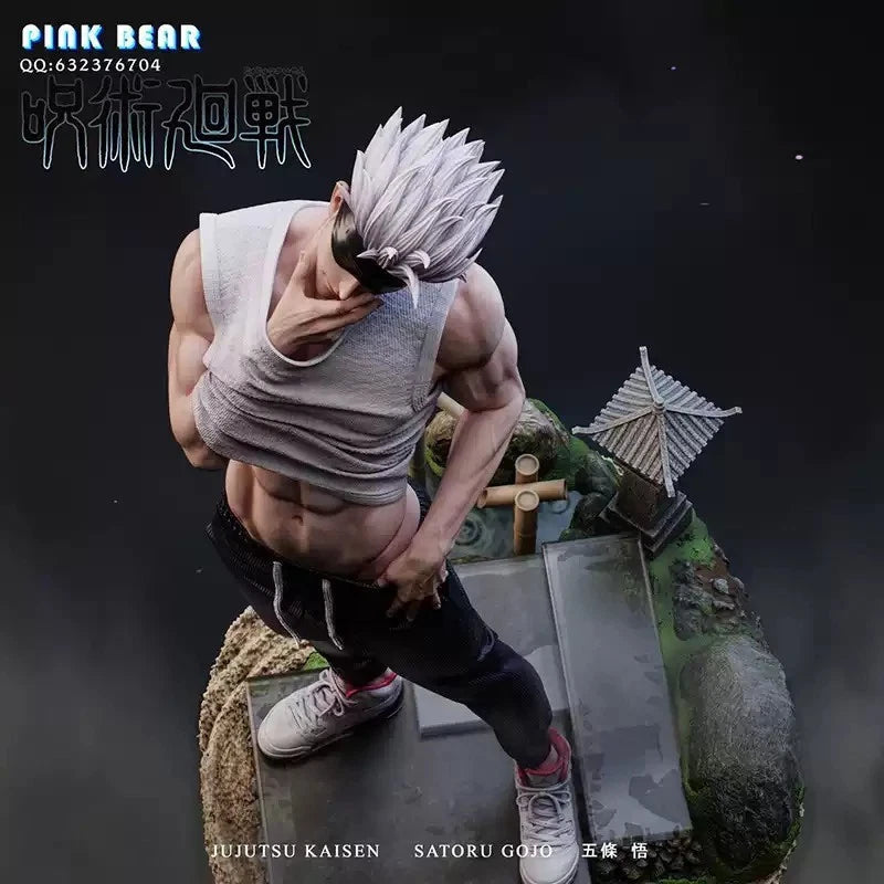 Jujutsu Kaisen Gojo Satoru 1/6 Figure GK Statue W/two Heads Deluxe Model TOY 07FC0E-D4 - KOEEK