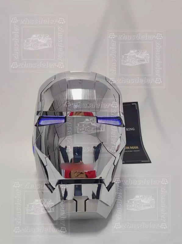 Color AUTOKING 1/1 Iron Man MK5 Helmet - Wearable Voice Control Cosplay Mask AUTOKING - KOEEK