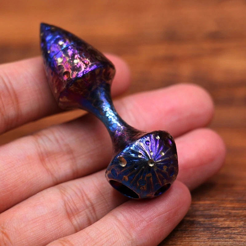 EDC Outdoor Titanium Alloy Waterproof Box keychain Storage Tank Necklace Pendant 07FC0E-D4 - KOEEK