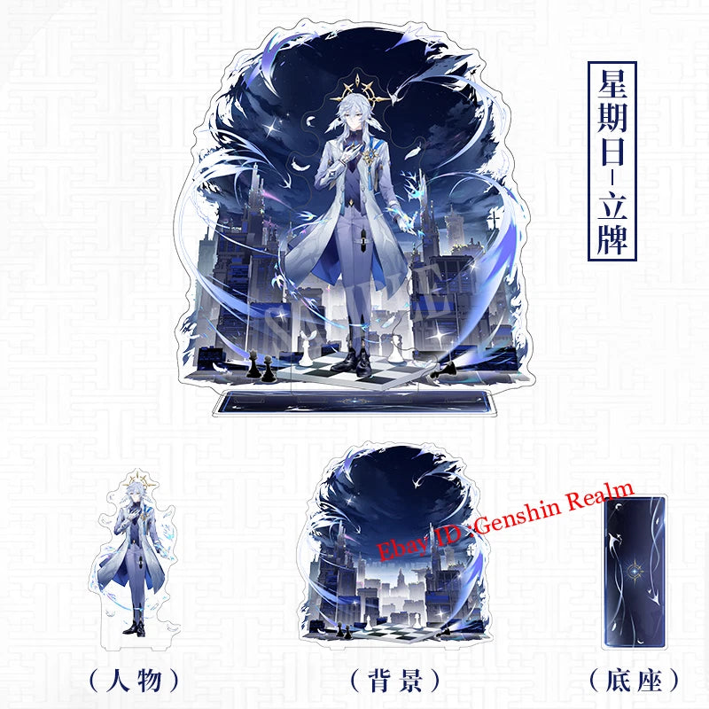 Anime Honkai: Star Rail Sunday Acrylic Desktop Stand Figure Collection Decor 07FC0E-D4 - KOEEK