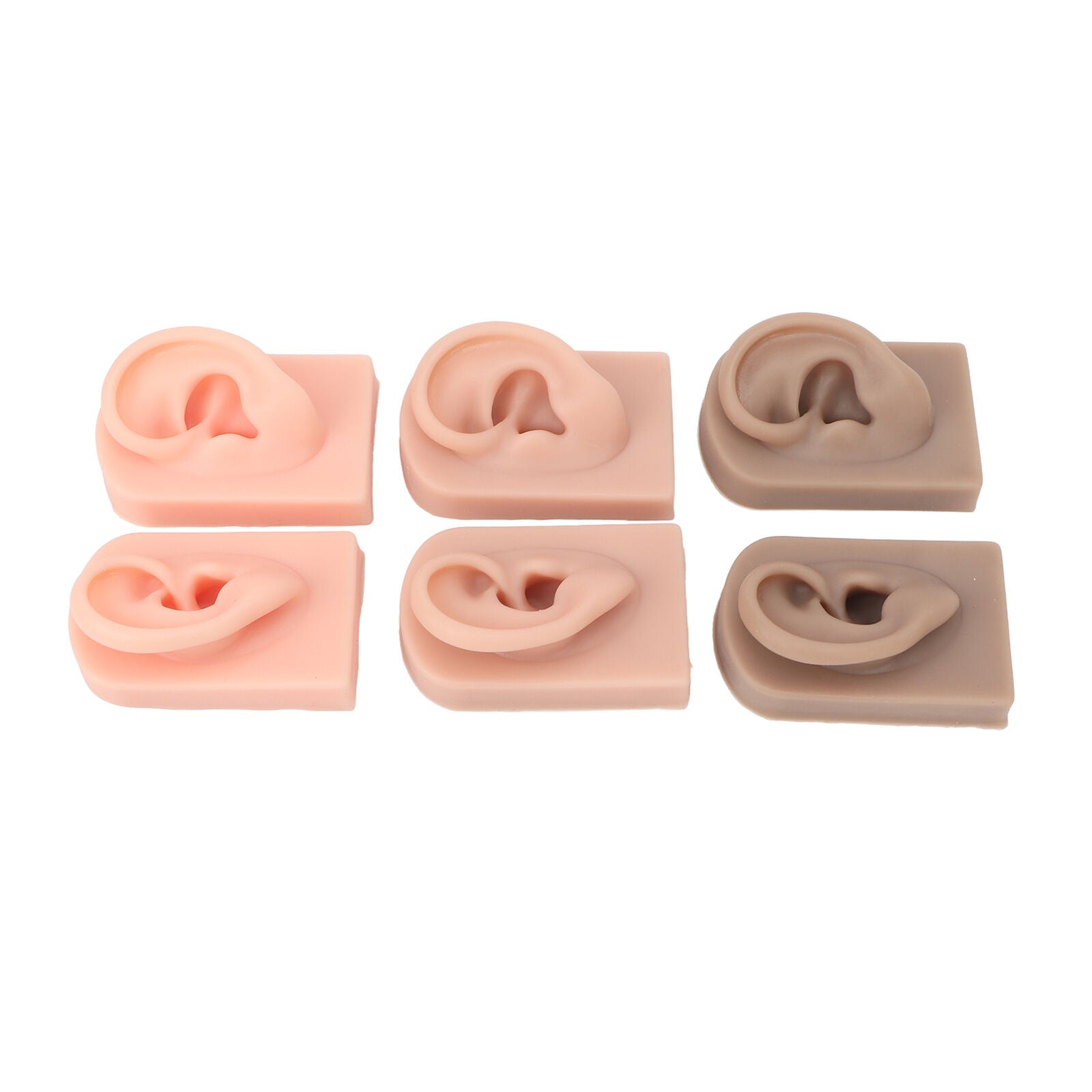 new 3 Pairs Silicone Ear  Colors Soft Flexible Waterproof Simulation HGF koeek - KOEEK