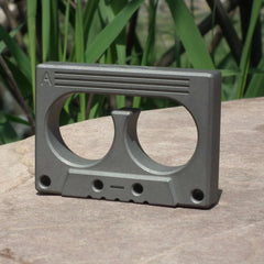 Outdoor Titanium EDC cassette tape display collect ornament garnish old times CD 07FC0E-D4 - KOEEK