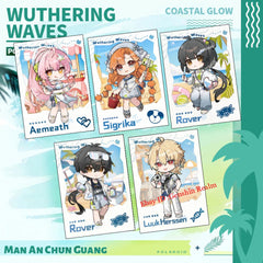 5Pcs/Set Anime Wuthering Waves Limited Edition Card Decor Collection Gift 07FC0E-D4 - KOEEK