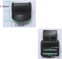 new QYAJS 10PCS 1 Inch Cam Lock Lever Plastic Buckles Flap Fix for Webbing Straps QYAJS - KOEEK