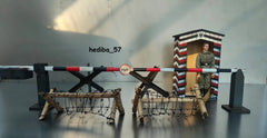 1/6 World War II German Checkpoint Scene Model Color Scene In Stock 07FC0E-D4 - KOEEK