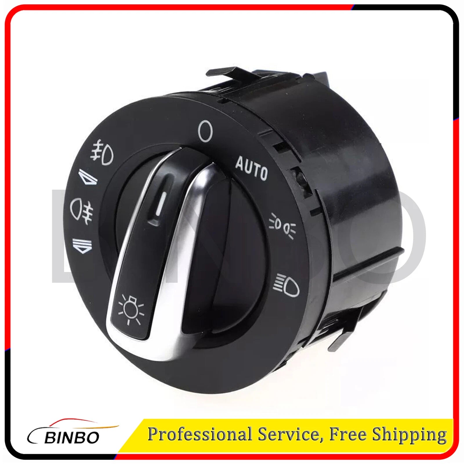 Headlight Fog Light Switch For 2005-2015 AUDI A6 Q7 S6 4F1941531E 07FC0E-D4 - KOEEK