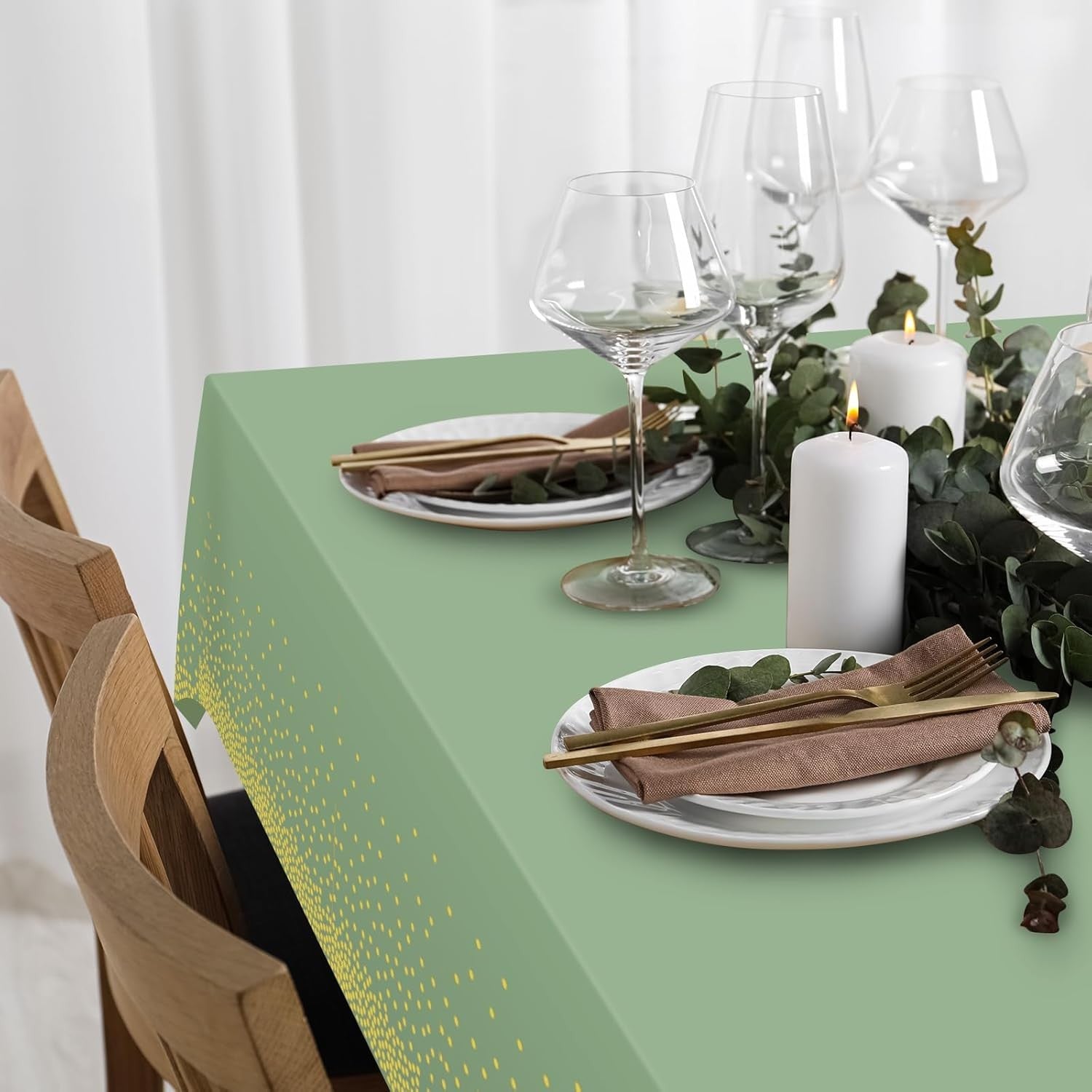 new FunnyPars 3 Pack Sage Green and Gold 54x108"(3 Pack), FUNNYPARS - KOEEK