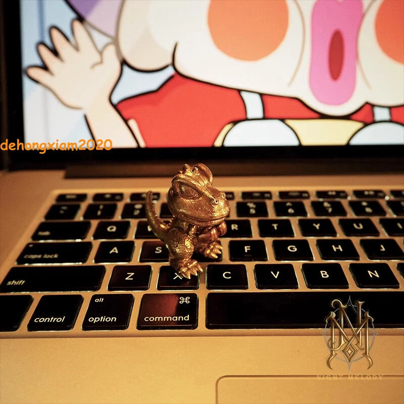 Anime Little Dinosaur Gon Brass Figure Mini Handmade Ornaments Toy Gift 07FC0E-D4 - KOEEK