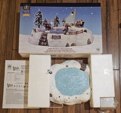 Lemax High Meadow Skating Pond Christmas Village Lighted Sound Animation LEMAX - KOEEK