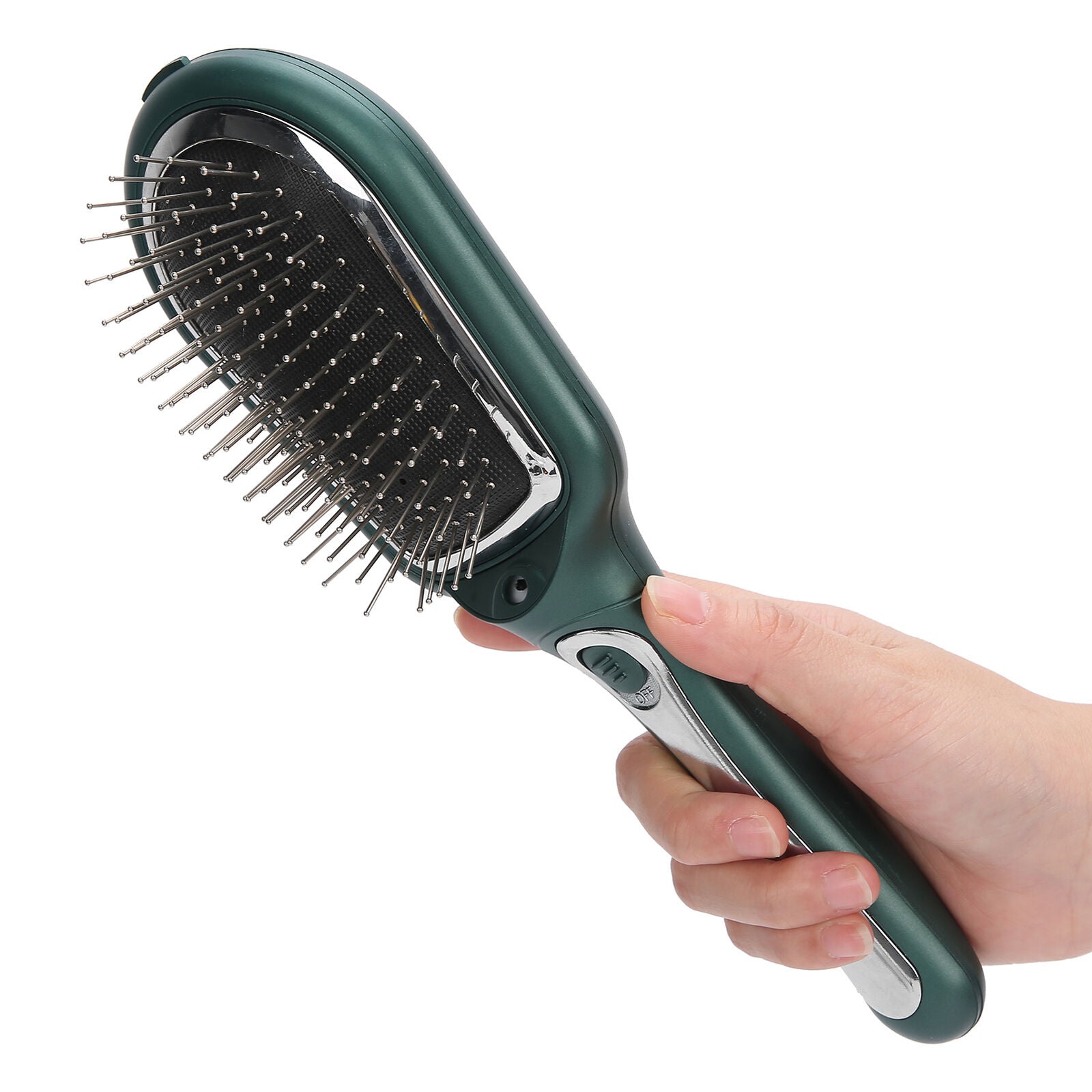 new Electric Negative Ion Massage Comb Therapy Scalp Massage Brush(Emerald ) HGF koeek - KOEEK