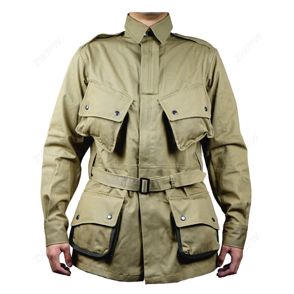 WWII US Airborne M1942 Jacket Paratrooper Repro American Army D-Day Uniform ARMY - KOEEK