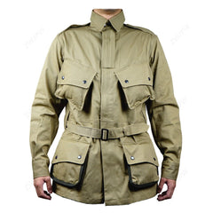 WWII US Airborne M1942 Jacket Paratrooper Repro American Army D-Day Uniform ARMY - KOEEK