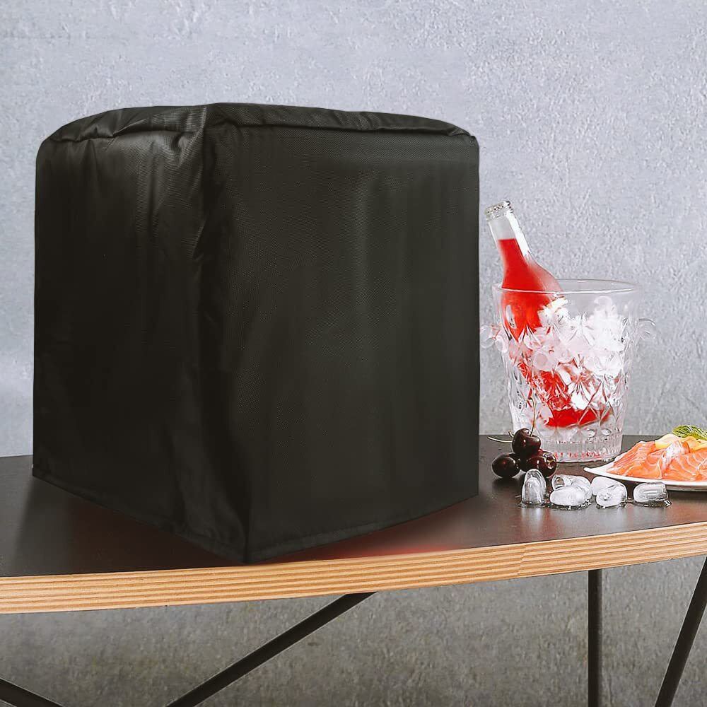 new J&C Ice Maker Cover 420D Countertop Machine Nugget Black J&C - KOEEK