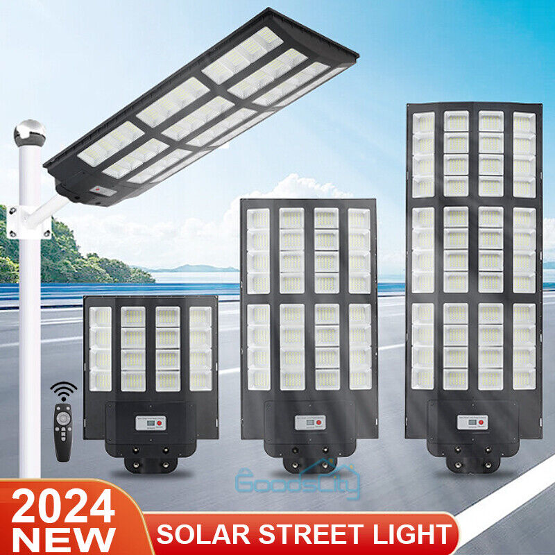 ny Solar Street Flood Light Kommerciel LED-lampe Udendørsområde Parkeringsplads Vejlampe