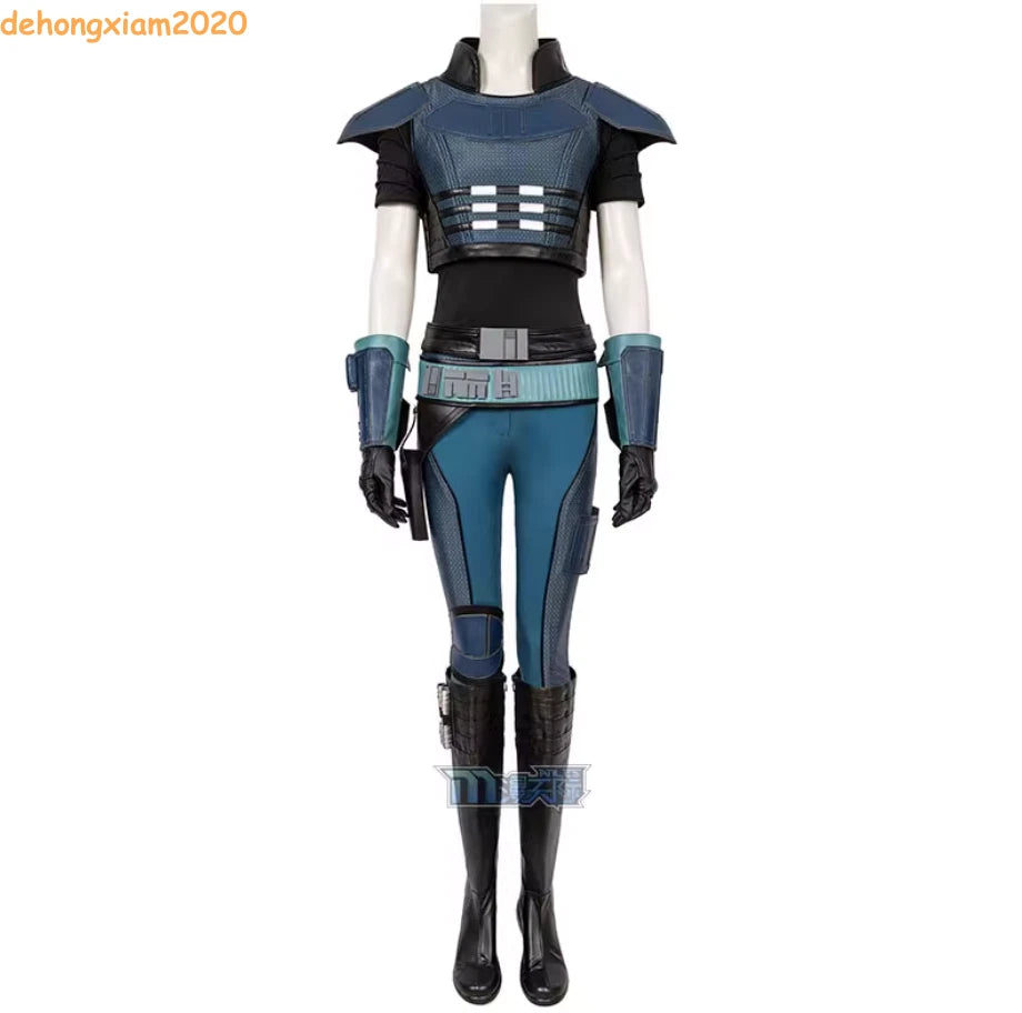 Star Wars Mandalorian Cara Dune Halloween Cosplay Costume Outfit Uniform Suit 07FC0E-D4 - KOEEK