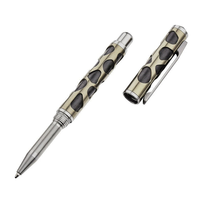 EDC Titanium Practical Ballpoint Pen Office Signature Pocket Pen Metal G2 Refill 07FC0E-D4 - KOEEK
