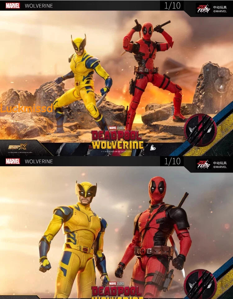 1:10 ZD Toy Deadpool & Wolverine Action Figure Toy Model Collection Xmas Gift BN 07FC0E-D4 - KOEEK