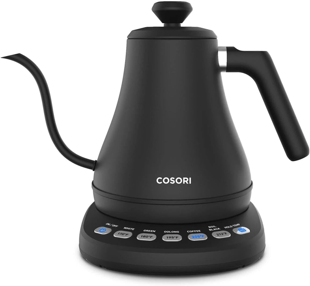 Gooseneck kettle, coffee and tea,  stainless steel inner lid 07FC0E-D4 - KOEEK