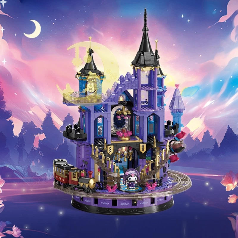 TOPTOY Sanrio Kuromi Crystal Castle Building Blocks Kuromi Collectible Gift Toys TOPTOY - KOEEK