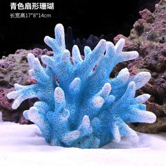 Aquarium Decoration Artificial Coral Reef Resin Sea Plants Fish Tank Ornaments 07FC0E-D4 - KOEEK