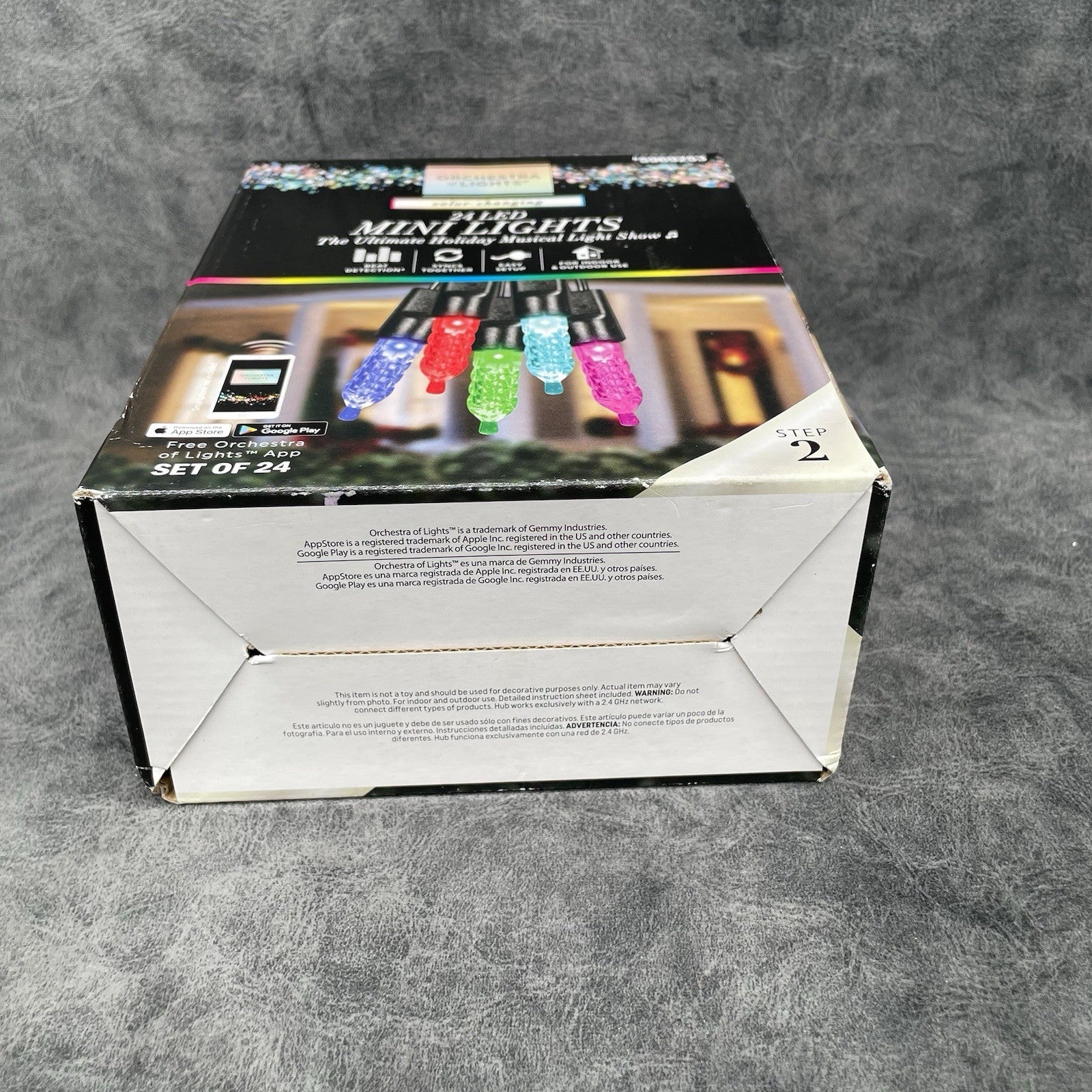 24 Gemmy Orchestra of Lights Color-Changing Faceted Mini LED Lights - GEMMY - KOEEK