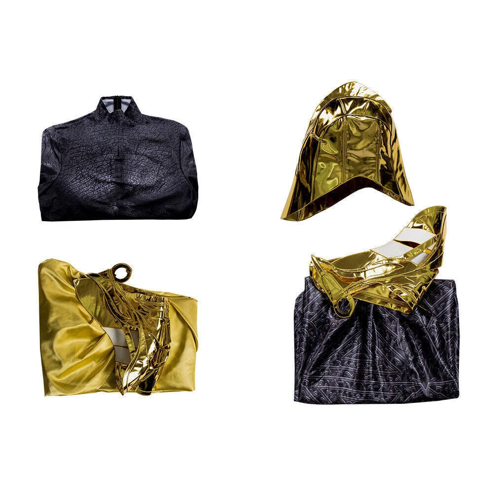 Black Adam Doctor Fate Cosplay Bodysuit Cloak Costume Outfits Men Halloween Suit 07FC0E-D4 - KOEEK