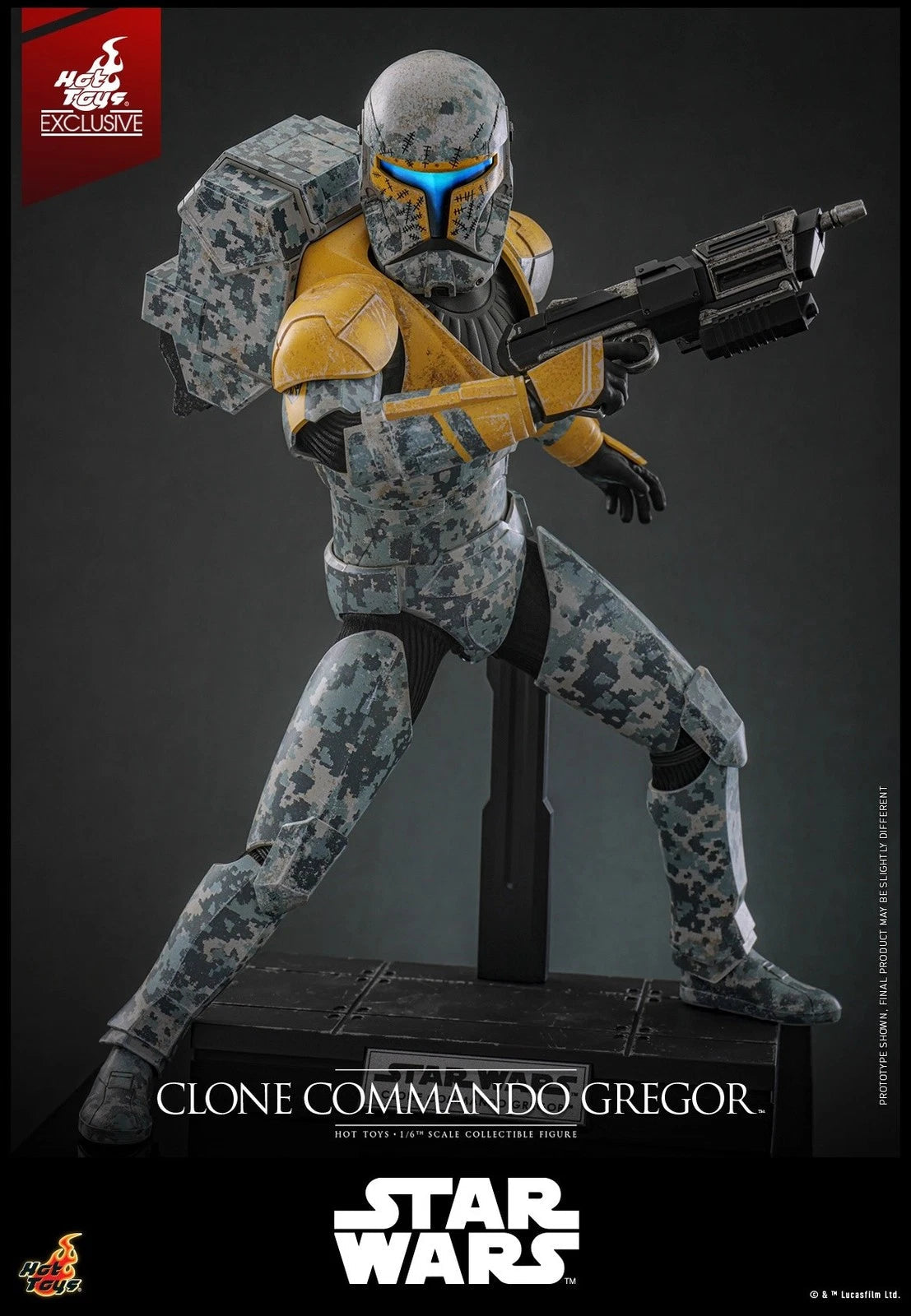 Hot Toys TMS155 1/6 Clone Commando Gregor 12 inch Collectible Action Figure HOT_TOYS - KOEEK