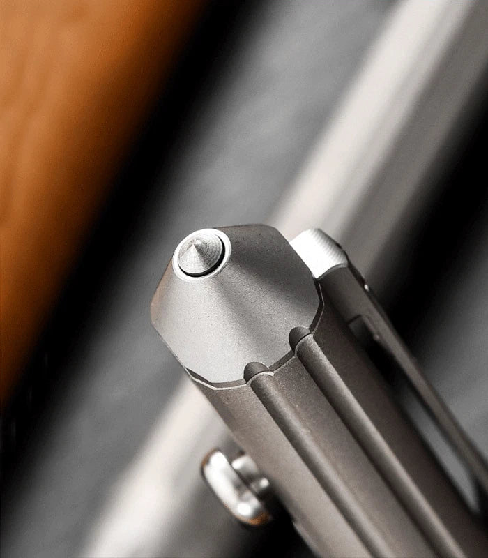 Titanium Pocket Ball Pen Office Signature Working Stationery Pen Outdoor EDC 07FC0E-D4 - KOEEK
