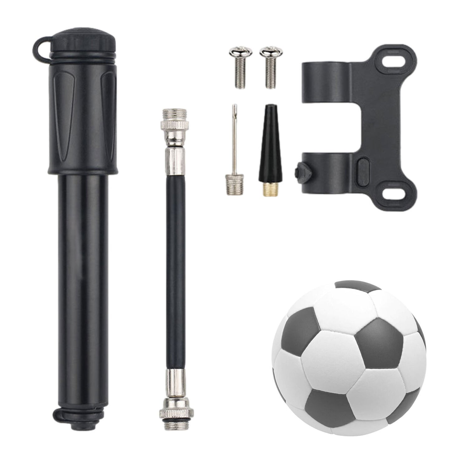 new Bike Pump Portable 100 Psi Aluminum Alloy Bike Air Pump Portable Mini Bike Pump koeek - KOEEK