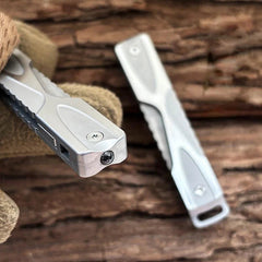 EDC Stainless Steel Bottle Opener Keychain Fidget Decompression Toy Pocket Tool 07FC0E-D4 - KOEEK