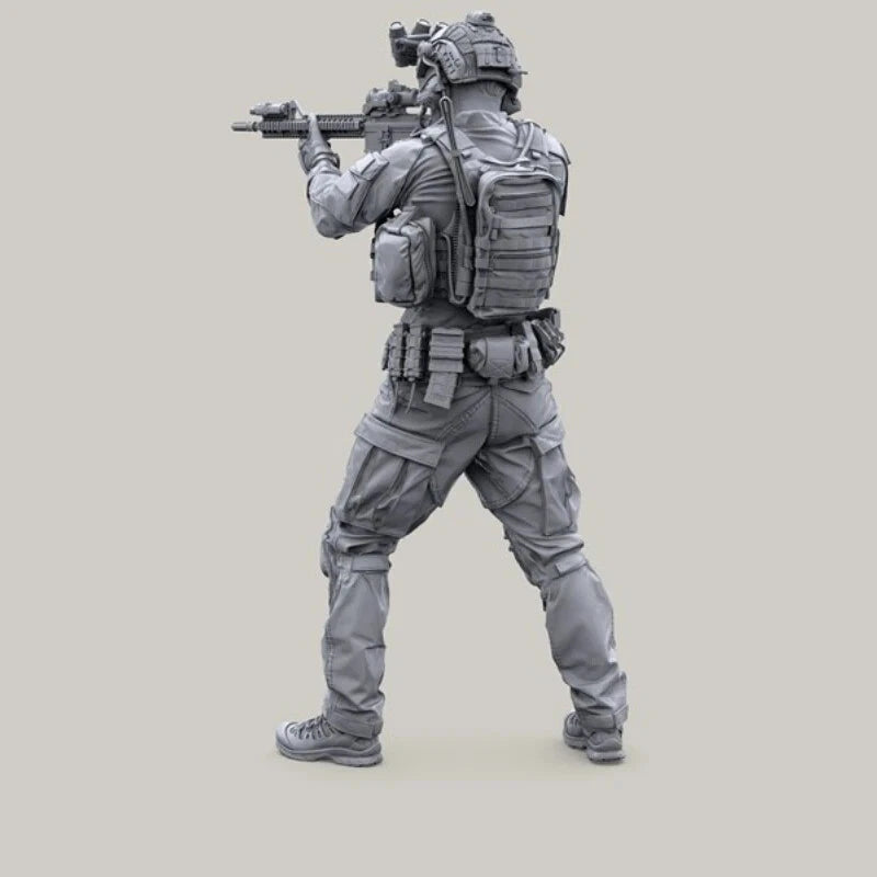1/35 Resin Figure Model Kit Modern US Special Forces Unassambled Unpainted 07FC0E-D4 - KOEEK