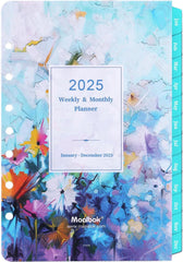 new 2025 Planner Refills - Inserts with 7-Hole Punched, 5-1/2" multicolor 07FC0E-D4 - KOEEK