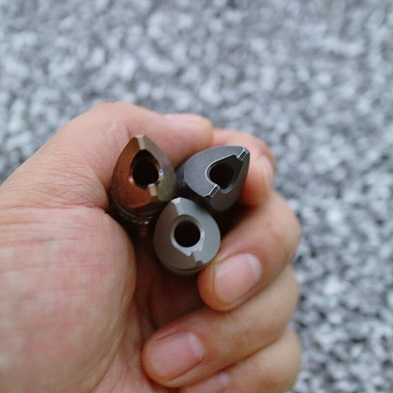 EDC Titanium Multi Tool Bottle Opener Paracord Pendant Knife Bead Wrench Outdoor 07FC0E-D4 - KOEEK