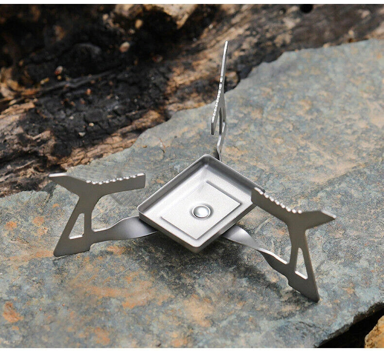 Outdoor Pure Titanium Solid Alcohol Furnace Folding Integrated Triangle Furnace 07FC0E-D4 - KOEEK