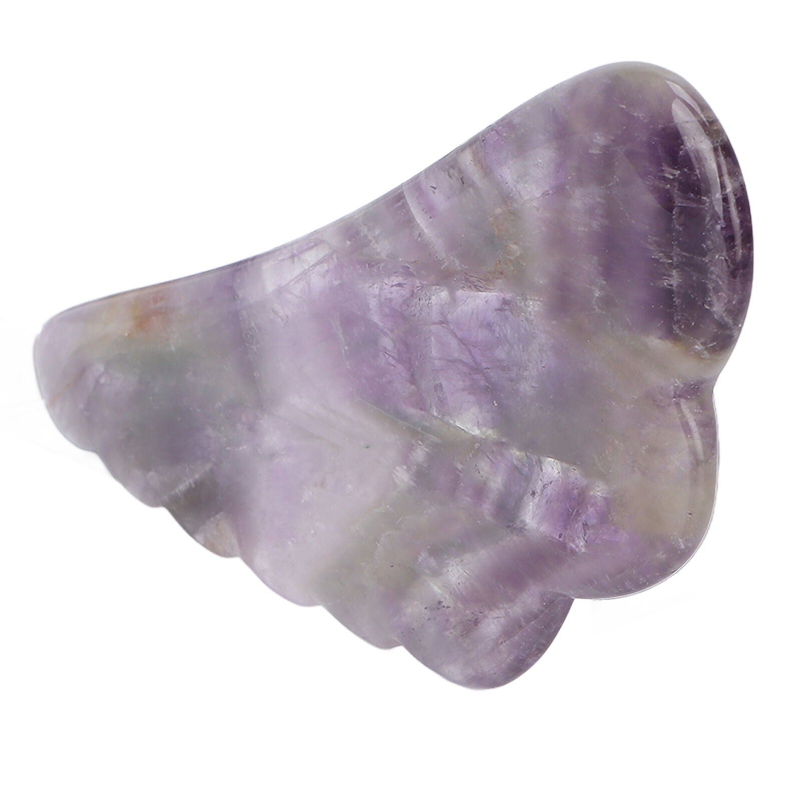 new Amethyst Stone Guasha Board Scraping Massage For Acupuncture Massage Lifting HGF koeek - KOEEK