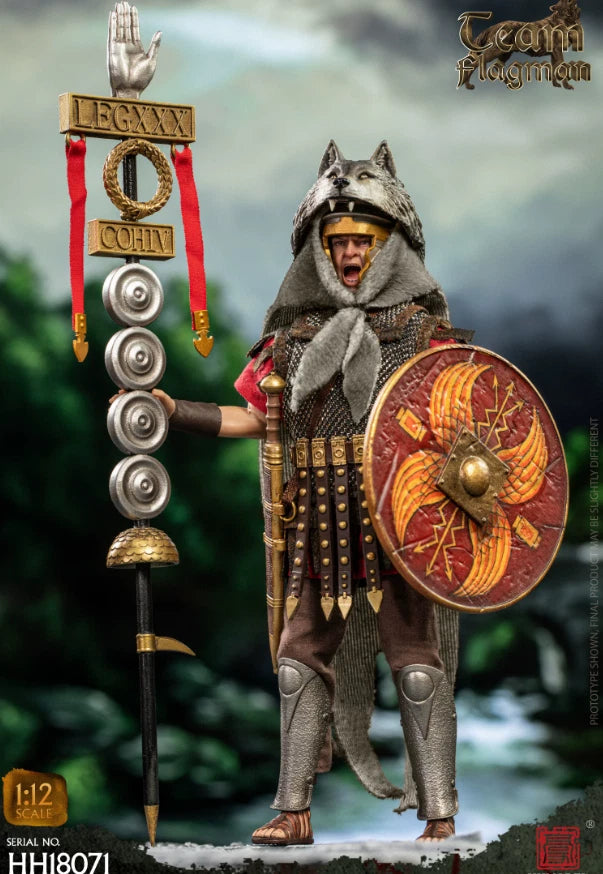 HHMODEL HH18071 Imperial Legion Roman Standard Bearer 1/12 Action Figure INSTOCK 07FC0E-D4 - KOEEK