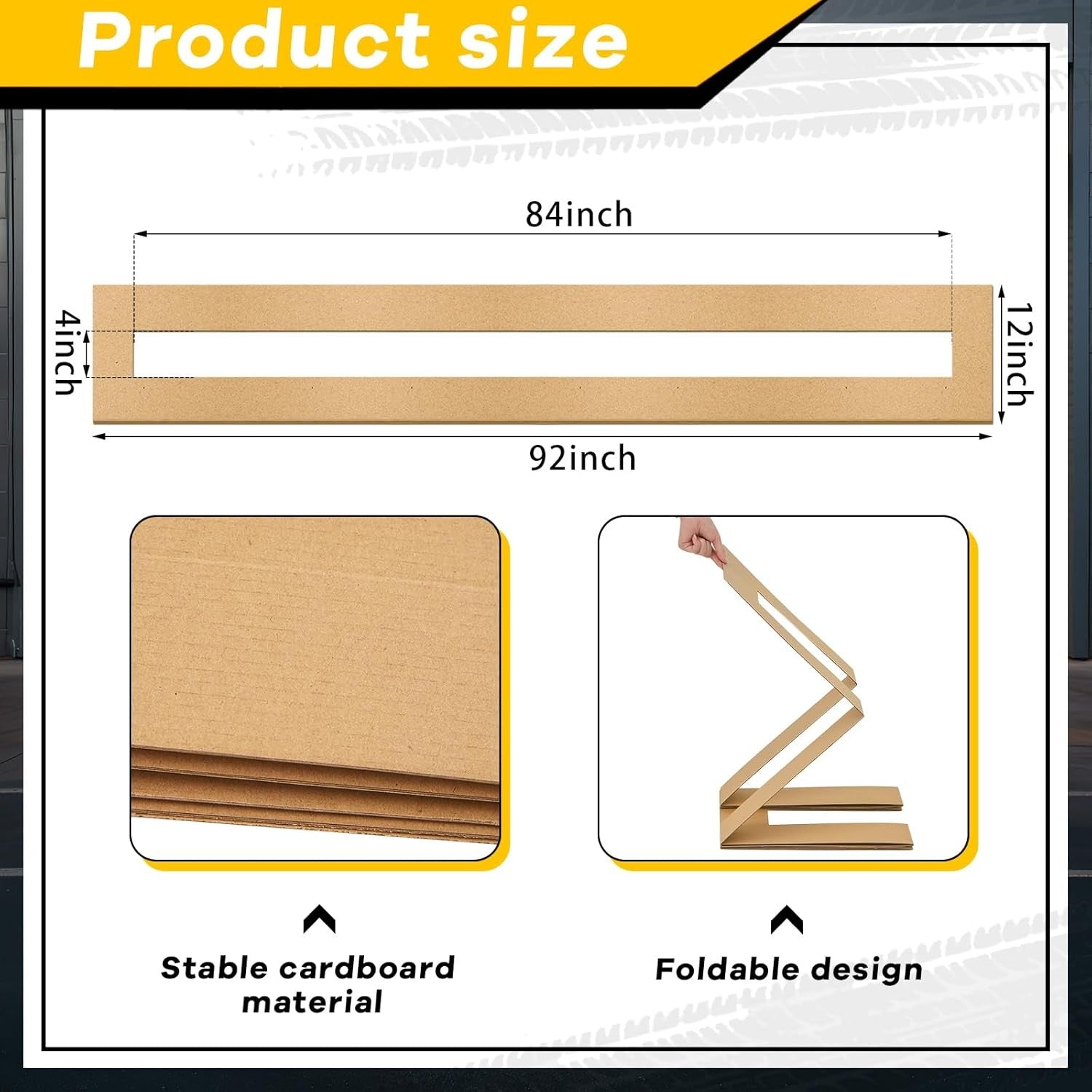 new Fulmoon 4 x 84 Inch Parking Lot Line Stencil Pavement Straight Stencil... FULMOON - KOEEK