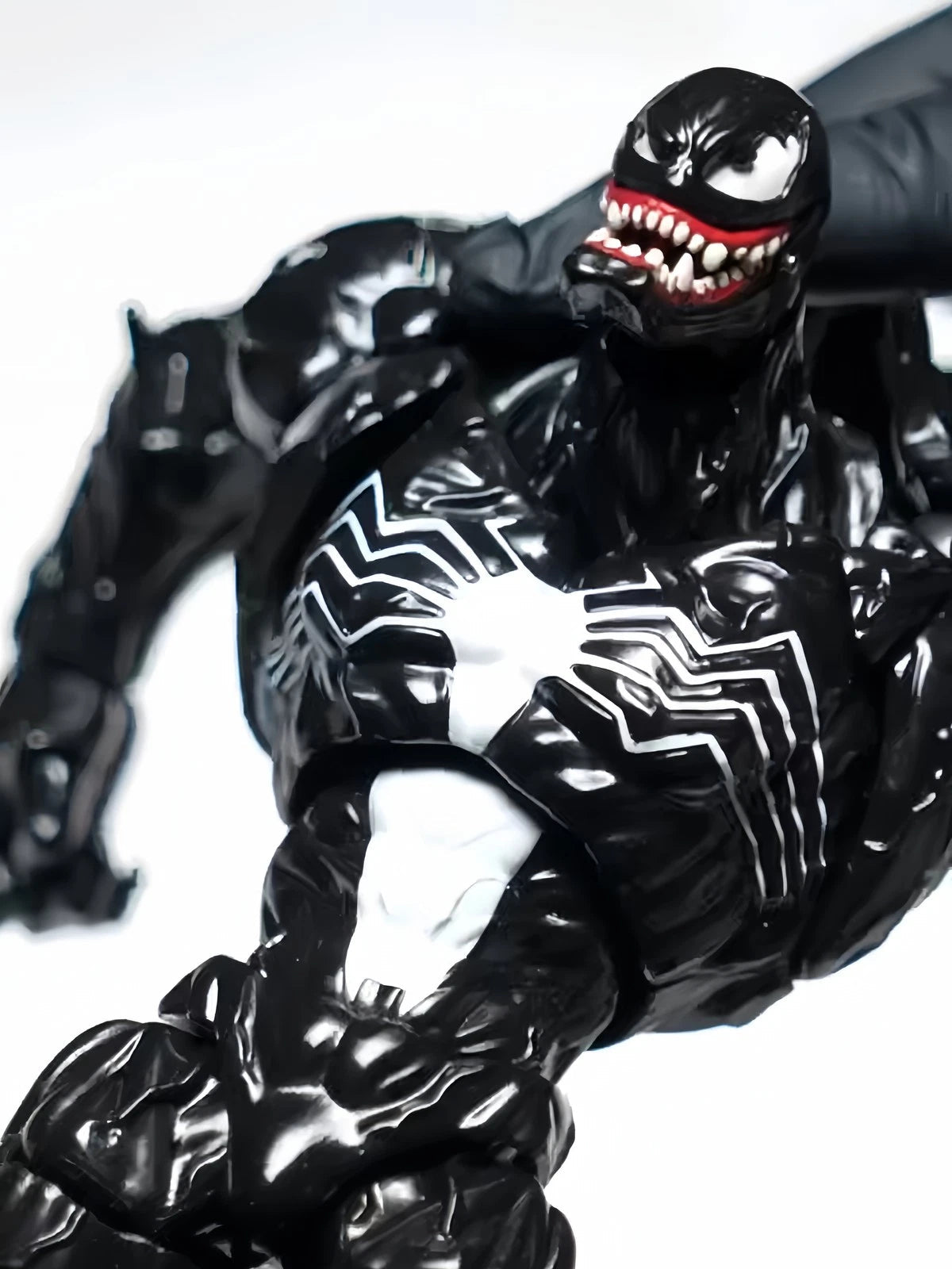 Hot- PC TOYS No.03 The Amazing Venom Symbiote Glossy Black 1/12 Action Figure PC_TOYS - KOEEK