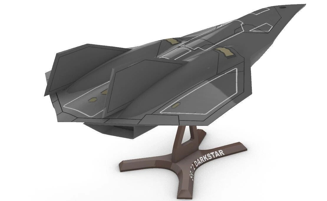 3D Printed 1/72 Scale US Dark Star SR-72 Reconnaissance Aircraft Unpainted Model 07FC0E-D4 - KOEEK