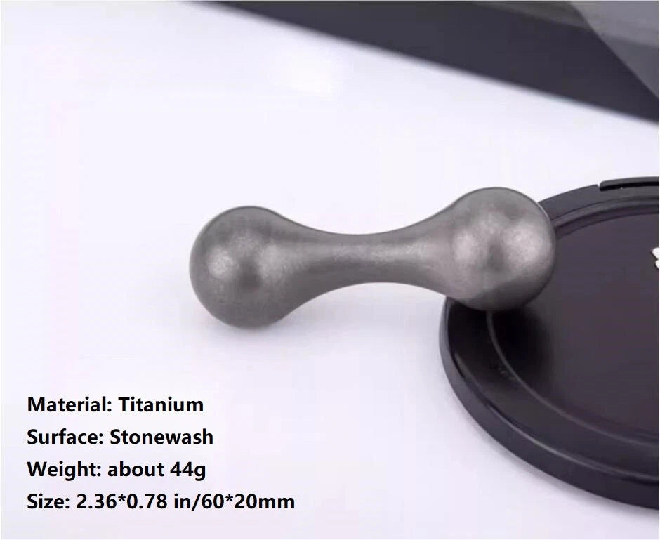 Titanium Zirconium Knuckle Fidget EDC Toy Finger Knucklebone Skill Toy Begleri 07FC0E-D4 - KOEEK