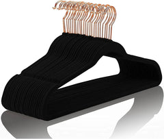 High-quality velvet hangers (60 pieces) Durable non-slip felt hangers 07FC0E-D4 - KOEEK