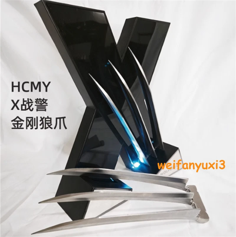 HCMY Replica Wolverine's Claws Steel Claws Wearable With Lightable Support Gift 07FC0E-D4 - KOEEK